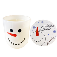 Snowman Candle