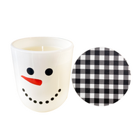 Snowman Candle