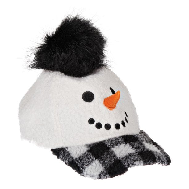 Snowman Sherpa Baseball Cap